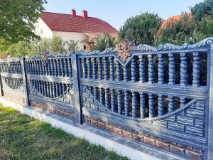 Покраска еврозабора 02